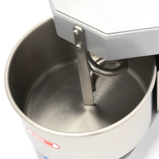 Maxima Spiraalkneder - 8 L - 4,5 Kg Deeg - Zilvergrijs