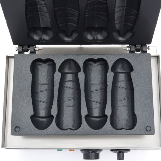 Maxima Wafelijzer - 4 Stuks - Penis