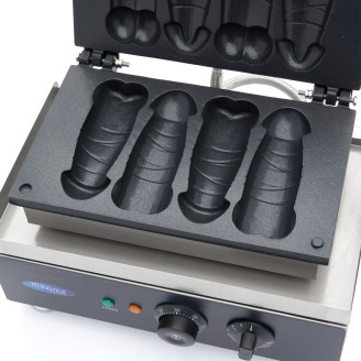 Maxima Wafelijzer - 4 Stuks - Penis