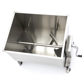 Maxima Vleesmenger 60 L - 55 Kg Vlees - Kantelbare Kom - Handmatig