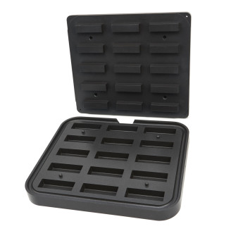 Maxima Tartelette Vorm - Rechthoek - 90x30/85x26 mm - 15 stuks