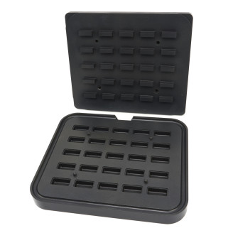 Maxima Tartelette Vorm - Rechthoek - 50x23/42x17 mm - 25 stuks
