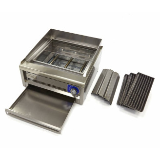 Maxima Chargrill Horeca - Dubbel - 60 cm Diep - Gas