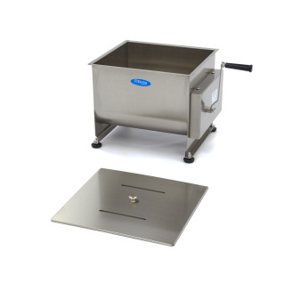 Maxima Vleesmenger - 30 L - 25 Kg Vlees - Dubbele As - Handmatig