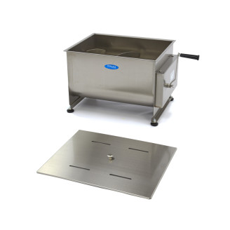 Maxima Vleesmenger - 50 L - 43 Kg Vlees - Dubbele As - Handmatig