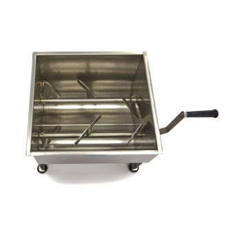 Maxima Vleesmenger - 30 L - 25 Kg Vlees - Dubbele As - Handmatig