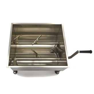 Maxima Vleesmenger - 40 L - 35 Kg Vlees - Dubbele As - Handmatig
