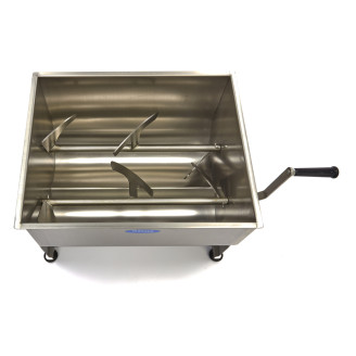 Maxima Vleesmenger - 50 L - 43 Kg Vlees - Dubbele As - Handmatig