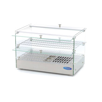 Maxima Warmhoudvitrine - 50 L - 55 cm - 2 Niveaus