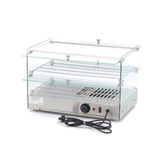 Maxima Warmhoudvitrine - 50 L - 55 cm - 2 Niveaus