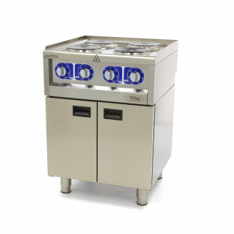 Maxima Kookplaat Horeca - 4 Pitten - Dubbel - 60 cm Diep - 400V
