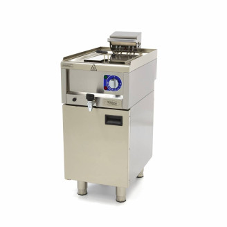 Maxima Frituurpan - 10 L - 1 Mand - met Tapkraan - 400V