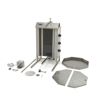 Maxima Shoarma Grill - 3 Branders - 30 Kg Vlees - Elektrisch