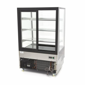 Maxima Gebaksvitrine - 500 L - 120 cm - op Wielen