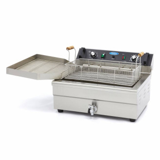 Maxima Frituurpan - 20 L - 1 Mand - met Tapkraan