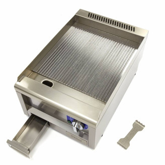 Maxima Grillplaat - Gegroefd - Enkel - 60 cm - 230V