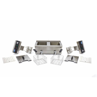 Maxima Frituurpan - 2x 16 L - 2 Manden - met Tapkraan