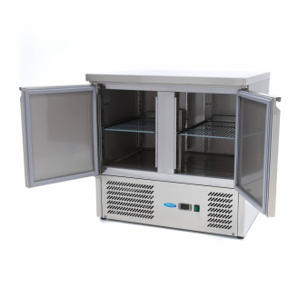 Maxima Koelwerkbank - 90 cm - 2 Deuren