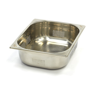 Maxima Gastronorm Bak - 1/2 GN - 10 cm Diep - RVS - Geperforeerd