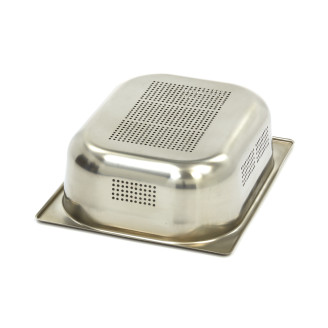 Maxima Gastronorm Bak - 1/2 GN - 10 cm Diep - RVS - Geperforeerd