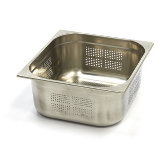 Maxima Gastronorm Bak - 2/3 GN - 15 cm Diep - RVS - Geperforeerd
