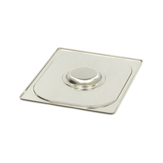 Maxima Gastronorm Deksel - 1/2 GN - RVS