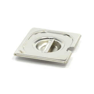 Maxima Gastronorm Deksel - 1/6 GN - RVS - met Uitsparing