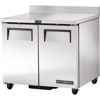 True koelwerkbank 2-deurs met achteropstand - 240L