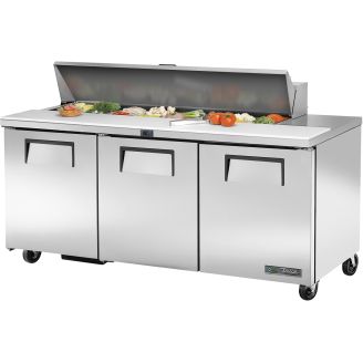 True saladette 3-deurs - 538L (16x 1/6)