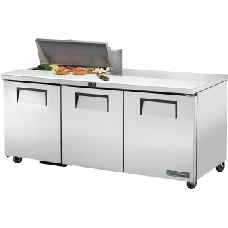 True saladette 3-deurs - 538L (8x 1/6)