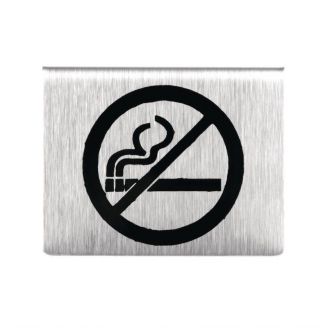 Olympia RVS tafelbordje Niet Roken