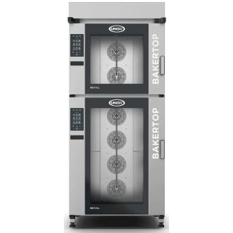 Unox BakerTop Retail elektrische bakkersoven met afzuigkap 16x 600x400