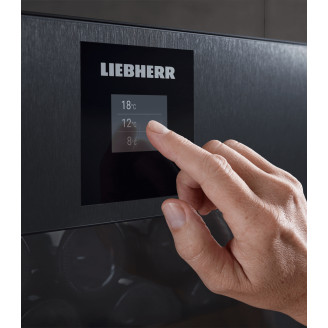 Liebherr Wijnklimaatkast Vinidor Selection met zwarte glasdeur WPgbi 7473