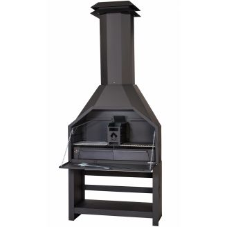 Vrijstaande braai op onderstel 1200 mm, vrijstaand model