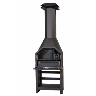Vrijstaande braai op onderstel 800 mm, vrijstaand model
