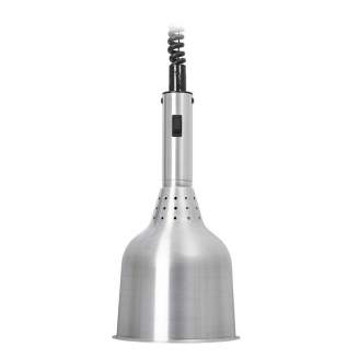 Warmhoudlamp aluminium, incl. 250W lamp