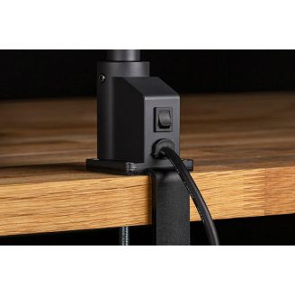 Warmhoudlamp Focus - Zwart - LPF - klembasis