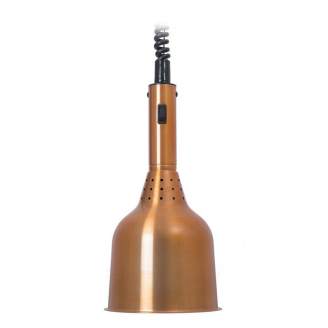 Warmhoudlamp koper, incl. 250W lamp