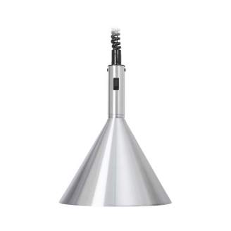 Warmhoudlamp retro aluminium, incl. 250W lamp
