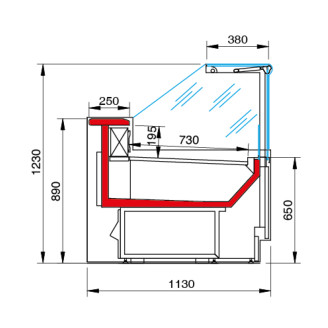 Oscartielle Zara2 Vent Self GI L200 Zwart