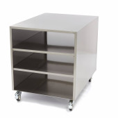 Maxima Onderstel RVS - 60 x 80 cm - 120 Kg Draagvermogen - Zwenkwielen