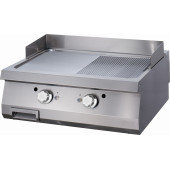 Maxima Heavy Duty Grillplaat - Half Gegroefd - Dubbel - 70 cm - Gas