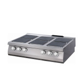 Maxima Premium Kookplaat - 6 Pitten - Driedubbel - 90 cm Diep - Elektrisch