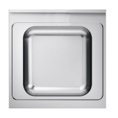 Gastro-inox RVS spoeltafelblad - 700x700x40mm