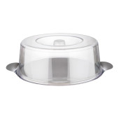 EMGA RVS Taartplateau met kap &Oslash; 300 mm