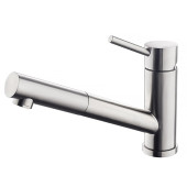Monobloc keuken mengkraan met uittrekbare sproeikop, RVS AISI 304