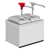 Kalando RVS dispenser met drukknopbediening - 2x 1,9L