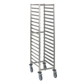 Gastro-inox RVS regaalwagen gn 2/1 - 17 etages