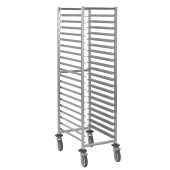 Gastro-inox RVS regaalwagen gn 2/1 - 20 etages