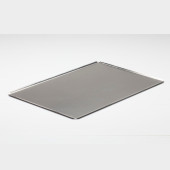 Gastro-inox aluminium bakplaat, EN (600x400mm) met open hoeken